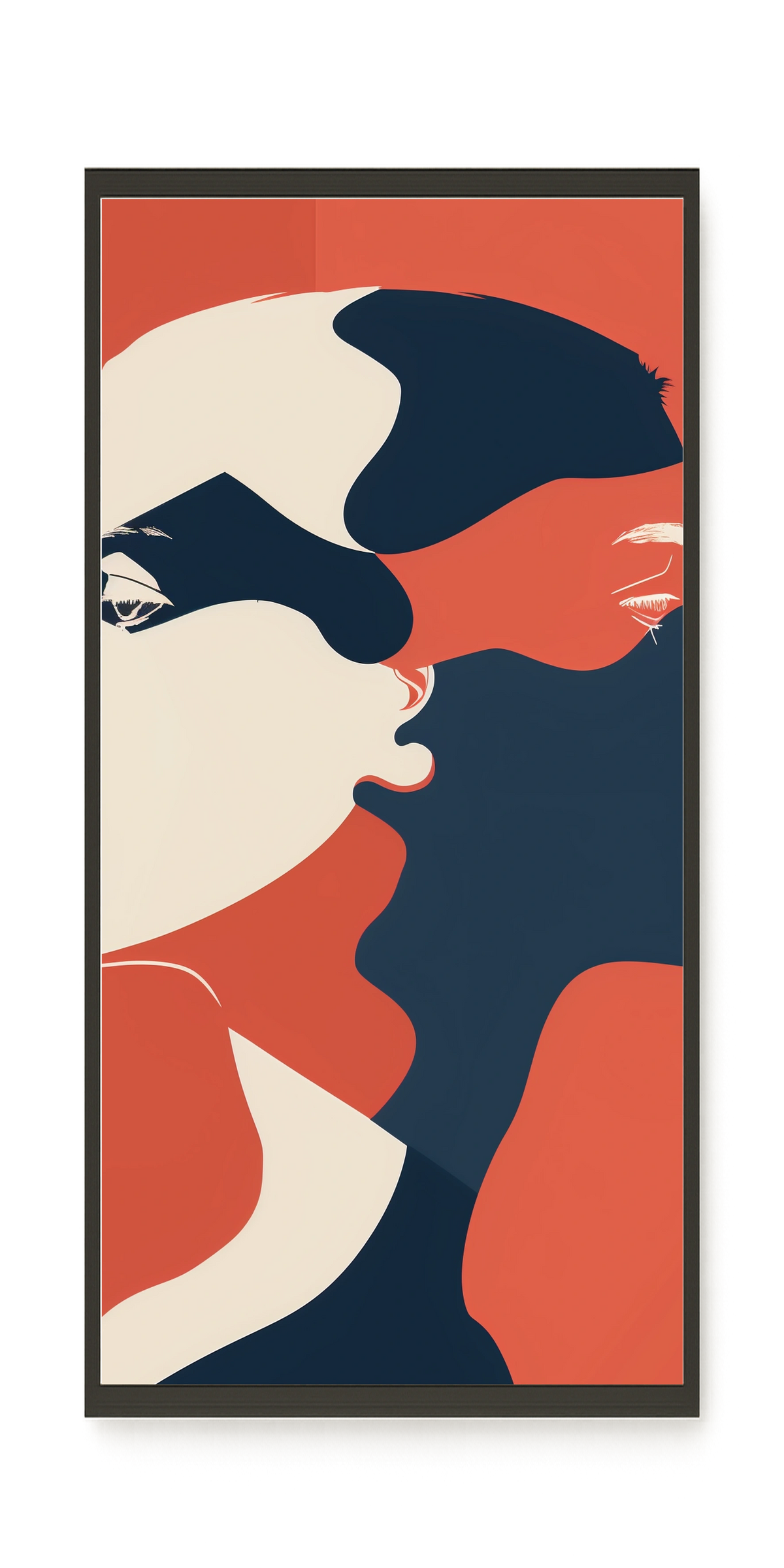 Dialogue of Shapes Canvas Print